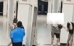 VIDEO: Một phụ nữ bị người đàn ông đánh túi bụi vào đầu, mặt khi chờ thang máy