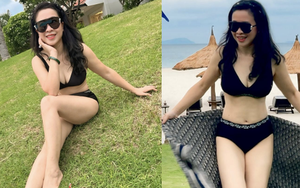 Vợ "ông hoàng nhạc đỏ" quê Thanh Hóa: U50 quá nuột nà, trẻ đẹp như gái 20