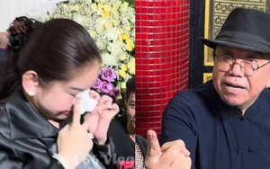 Bình Tinh bật khóc nức nở tại đám tang, nghệ sĩ Hồng Tơ nói thẳng 1 điều