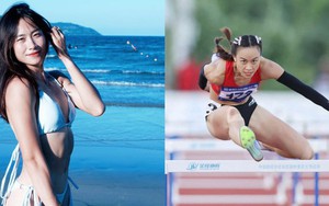 Hot girl điền kinh Huỳnh Thị Mỹ Tiên cơ bụng 6 múi vẫn cực sexy, thi đấu phăng phăng băng rào mới gây trầm trồ