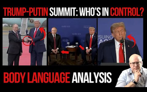 Ông Putin làm động tác lạ giữa cuộc gặp với ông Trump, hàng trăm phóng viên "căng não"