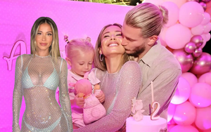 Nữ MC "bốc lửa" gây tranh cãi với bộ váy xuyên thấu tại tiệc sinh nhật con gái