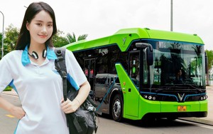 Từ 18/8, hàng ngàn sinh viên ở 2 trường ĐH này có thể bắt tuyến buýt điện mới của tỷ phú Phạm Nhật Vượng để đi học, được miễn phí vé đến hết 2025