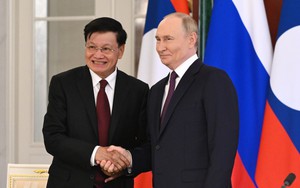 Lào tặng Nga cặp voi 'tượng trưng cho hòa bình, thịnh vượng'