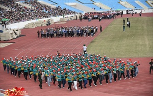 13 khối nghệ thuật, quần chúng hợp luyện diễu binh, diễu hành trên SVĐ Mỹ Đình