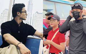 Mỹ nam cao gần 1m9 gây sốt trong buổi tập luyện diễu hành tại Mỹ Đình, mở khẩu trang mới càng ngỡ ngàng