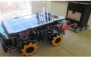 Xe điện tích hợp năng lượng mặt trời của nhóm nghiên cứu Trường đại học