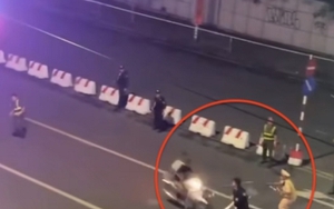 Bị 2 thanh niên tông trực diện, sức khỏe Đại uý Lê Đình Công hiện ra sao?