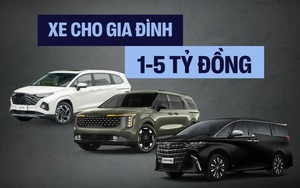 Chọn Xe cho gia đình: Đây là các xe gợi ý từ chuyên gia cho 3 tầm tiền khác nhau