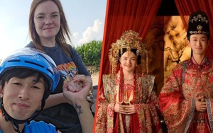 Chàng shipper Trung Quốc lỡ miệng chào khách “Anh yêu em”, 5 tháng sau rước cô giáo Mỹ về dinh