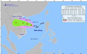 Bão số 6 có thể hình thành ngay đêm nay, hướng thẳng vào đất liền nước ta