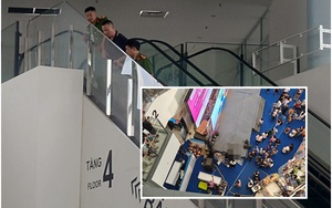 Không khí tại TTTM Aeon Mall Long Biên sau vụ người đàn ông rơi từ tầng 4, nhân chứng nói gì?