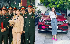 Nữ nghệ sĩ đình đám là thượng úy công an, sở hữu nhiều bất động sản, xe sang, được chồng cưng chiều