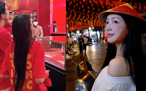 Doãn Hải My, Mai Hà Trang cùng hội hot WAGs diện đẹp, phủ đỏ trang cá nhân mừng A80: Yêu nước vô cùng!