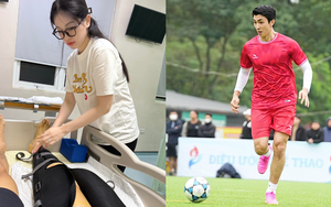 Á hậu Phương Nga vất vả khiến Bình An nhói lòng quyết định từ bỏ bóng đá: "Người đau là tôi nhưng vợ mệt hơn"