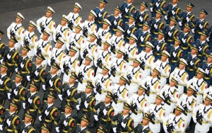 Hình ảnh đẹp tuyệt đối của khối diễu binh, diễu hành tại buổi Tổng duyệt A80