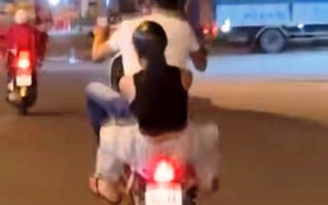 Bốc đầu xe máy 5 giây, thanh niên ở Quảng Ngãi bị tịch thu xe