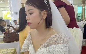 Cô dâu ngồi thất thần trong đám cưới vắng chú rể, câu chuyện phía sau khiến nhiều người thương cảm