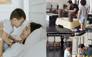 Ông xã thiếu gia của ngọc nữ showbiz, là một trong những người thừa kế gia tộc hàng nghìn tỷ vẫn tự tay chăm con từ nhỏ đến lớn