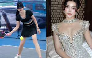 Á hậu Huyền My chăm tập thể thao hết cỡ: Từ pickleball, golf đến yoga đều "cân đẹp", bảo sao dáng nuột nà đến thế