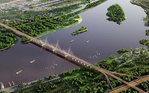 Chỉ 1 tháng nữa, Hà Nội sẽ khởi công 'siêu cầu' 7.300 tỷ bắc qua sông Hồng, rộng 8 làn xe, nối Bắc Từ Liêm với Đông Anh