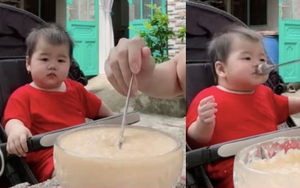 Clip em bé 1 tuổi ăn khỏe như Thánh Gióng thu hút 10 triệu lượt xem