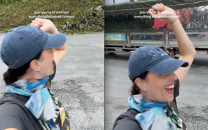 Cảnh tượng giữa núi khiến khách Tây thốt lên: "Ở Việt Nam cái gì cũng có thể trở thành content"