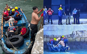 Gia đình 3 người bị sóng lớn cuốn thẳng xuống biển khi ra đê chắn sóng ngắm bão Ragasa