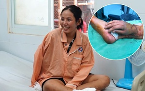 CĐM vỡ òa trước kỳ tích y học Việt Nam: Thai phụ bị tai nạn, được ghép tạm bàn tay đứt lìa vào chân chờ ngày nối lại