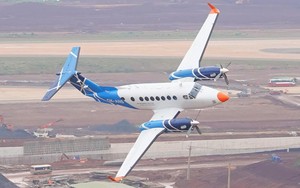 Xem Beechcraft KingAir 300 series bay hiệu chuẩn ở sân bay Long Thành