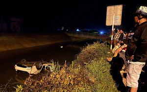 Ô tô lao xuống mương nước ở Đắk Lắk, tài xế tử vong