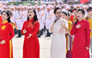 Nguyễn Thu Hằng xúc động khi được hát giữa Quảng trường Ba Đình: "Tôi mãi mãi không quên"