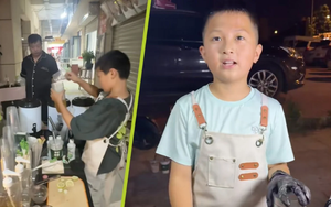 Cậu bé 11 tuổi kiếm 14 triệu đồng mỗi tháng nhờ bán trà sữa ở chợ đêm