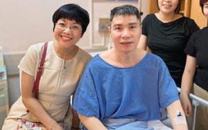 Vợ NSND Công Lý báo tin vui về sức khỏe của chồng