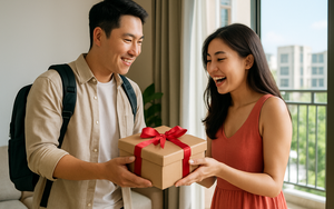 Được chồng tặng một hộp quà sau khi đi công tác về, tôi mở ra rồi gục ngã với thứ bên trong