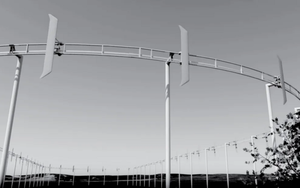 Airloom Energy: Cuộc cách mạng tua-bin gió từ đường ray hình oval