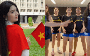 Ái nữ MC Quyền Linh khoe chân dài, dáng xinh, diện đồ bóng rổ rộng thùng thình vẫn xinh bất chấp