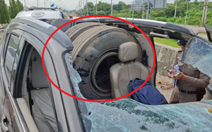 Đang lái chiếc SUV, nam y tá bỗng gặp tai họa 'từ trên trời rơi xuống', nhìn hiện trường ai cũng sợ hãi