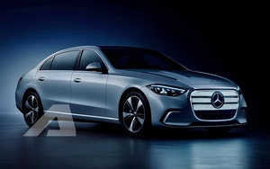 Mercedes-Benz C-Class đời mới lần đầu có ảnh chính thức với lướt tản nhiệt khủng gấp vài lần 3 Series