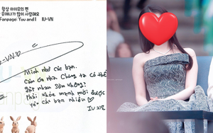 Nữ ca sĩ số 1 Hàn Quốc viết thư tay bằng tiếng Việt, hé lộ 1 ý định ở Việt Nam