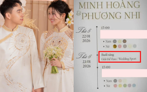 Lộ thiệp cưới Á hậu Phương Nhi và thiếu gia Minh Hoàng: Tổ chức 2 ngày, có hoạt động cực kì đặc biệt