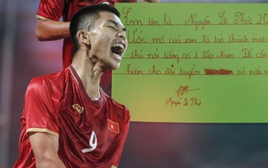 Viral mảnh giấy "em út" U23 Việt Nam viết thời thơ ấu, cả triệu người xúc động vì ước mơ của ngôi sao đang lên