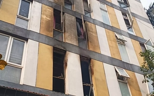 Hiện trường vụ cháy nhà trọ làm 7 người mắc kẹt