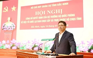 Công bố quyết định của Bộ trưởng Bộ Quốc phòng về quân sự cấp xã ở Bắc Ninh