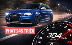Chạy 304km/h ở đường công cộng rồi 'khoe' trên Tiktok, tài xế này có thể bị phạt 245 triệu đồng và tước bằng lái 4 năm