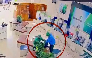 Hiện trường vụ 2 kẻ dùng vật nghi súng cướp ngân hàng Vietcombank ở Gia Lai