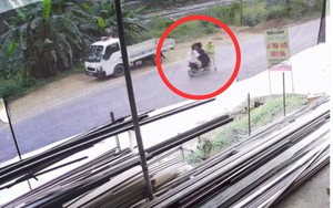 Xe máy chở ba không chấp hành hiệu lệnh, tông trọng thương CSGT