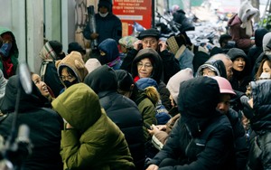 Ảnh, clip: Hà Nội chìm trong những ngày lạnh nhất từ đầu Đông