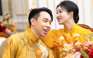 Hé lộ bên trong lễ hằng thuận của Phương Nhi và Minh Hoàng: Rước dâu bằng xe VF9 mui trần, cặp đôi tình tứ không rời