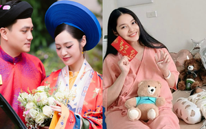 Hoa hậu Việt và chồng Phó giám đốc hơn 8 tuổi chào đón con đầu lòng